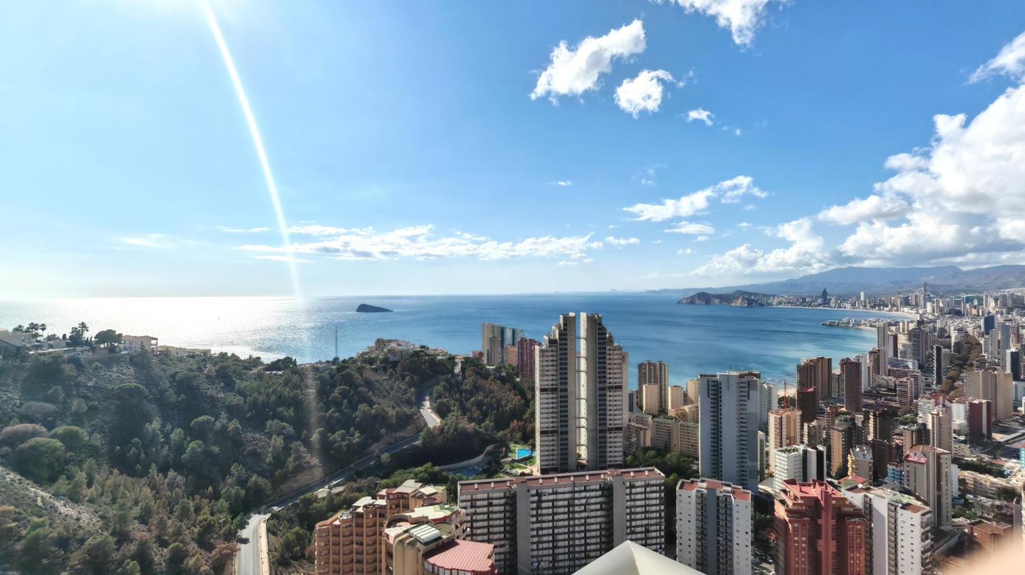 Skyline 31 Terraza Privada Con Vistas Al Mar Apartment เบนิดอร์ม ภายนอก รูปภาพ